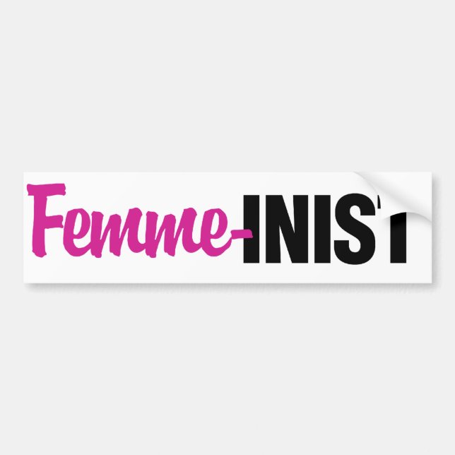 feminist bildekal (Framsidan)