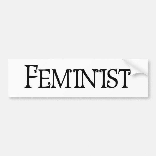 Feminist Bildekal (Framsidan)