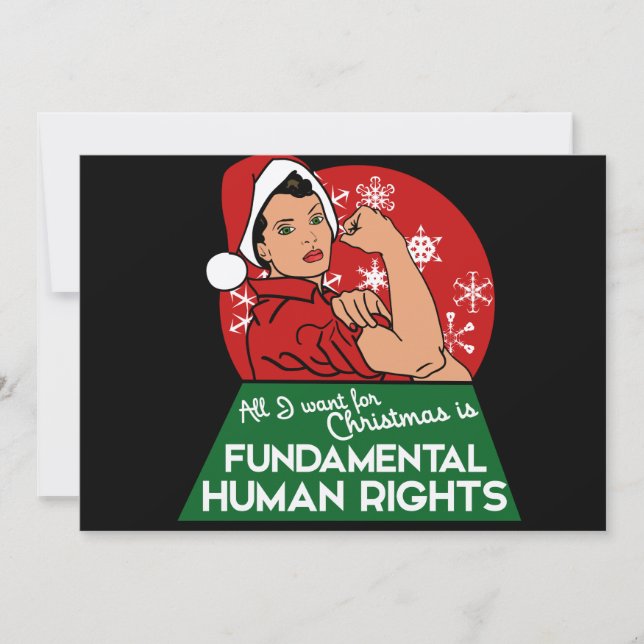 Feminist Christmas  Inbjudningar (Framsida)
