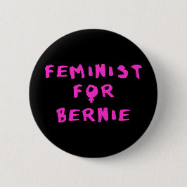 Feminist för Bernie slipmaskiner 2016 Knapp