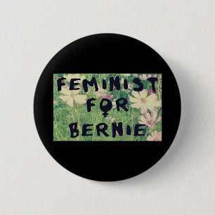 Feminist för Bernie slipmaskiner 2016 Knapp