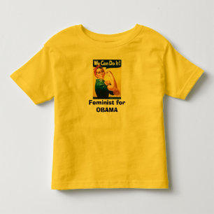 Feminist för OBAMA Tee Shirt