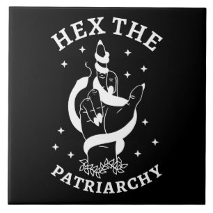Feminist Häxa - Hexa Patriarkatet III Kakelplatta
