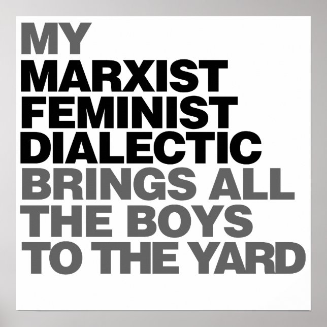 Feminist humor poster (Framsidan)