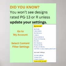 feminist - inställningar på Zazzle - poster