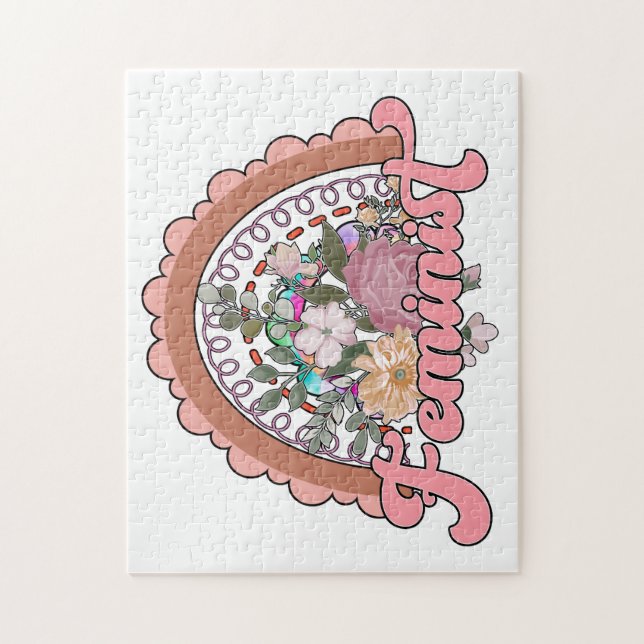 Feminist Jigszawa Puzzle Pussel (Vertikal)