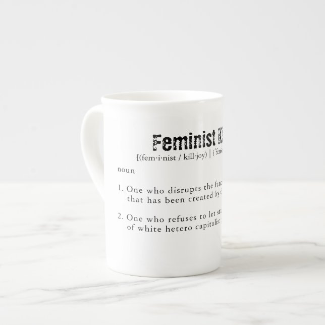 Feminist Killjoy ben china mugg Benporslin Mugg (Framsida vänster)