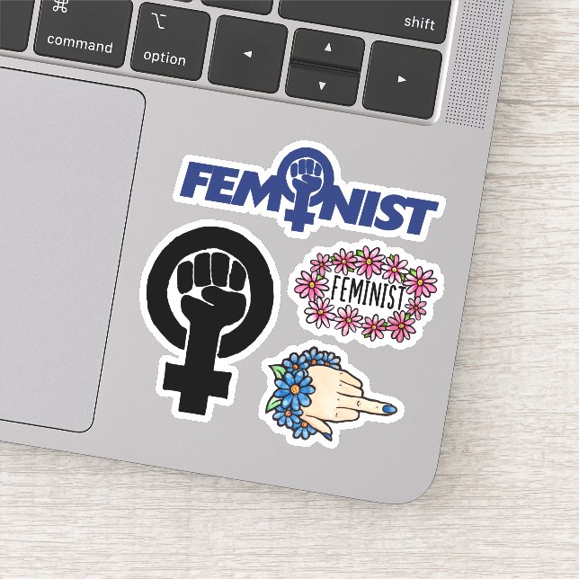feminist klistermärken (Detalj)