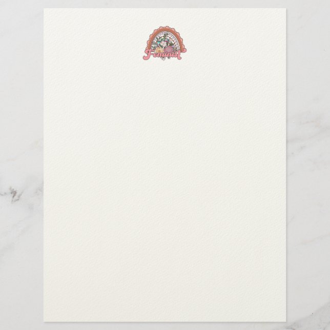 Feminist Letterhead Brevhuvud (Framsida)