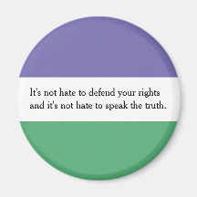 Feminist Magnet med Magdalen Berns-citat