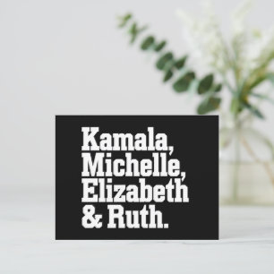 Feminist Politik Kamala Michelle Elizabeth Ruth Vykort