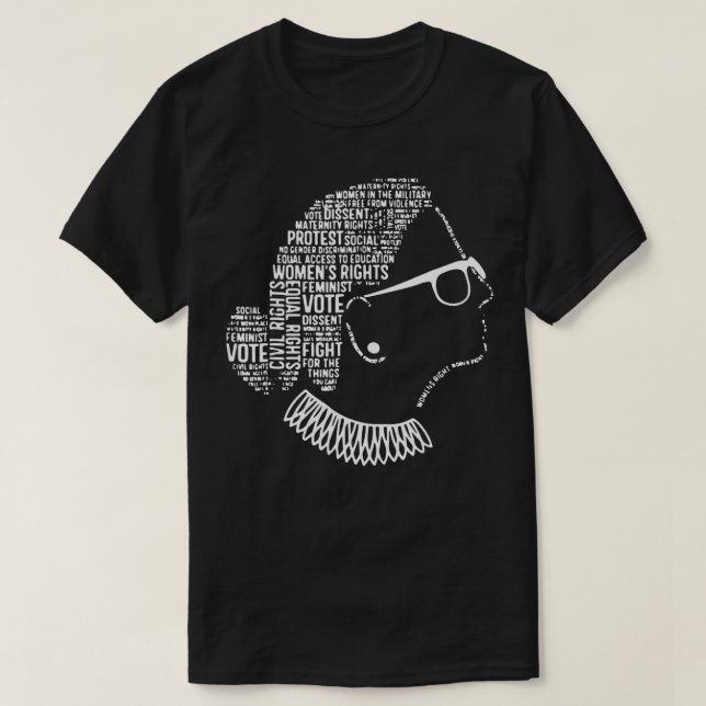 Feminist RBG Speak Your Mind Even If Your Voice Sh T Shirt (Design framsida)