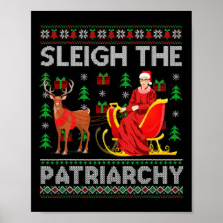 Feminist Ruth Bader Ginsburg Rbg jul släde P Poster