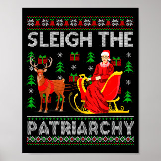 Feminist Ruth Bader Ginsburg Rbg Julsläde P Poster