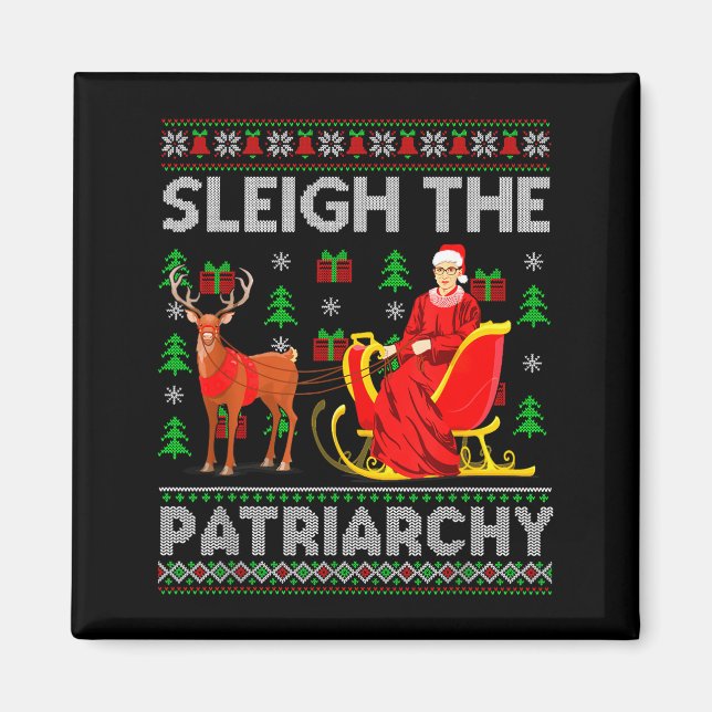 Feminist Ruth Bader Ginsburg Rbg Xmas Sleigh The P Magnet (Framsidan)