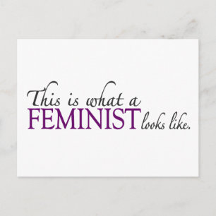 Feminist ser ut som vykort