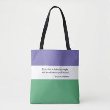 Feminist Tote Bag med Magdalen Berns-citat