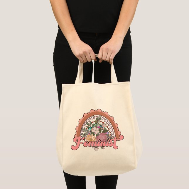 Feminist Tote Bag Tygkasse (Framsida (produkt))