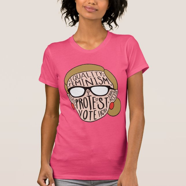 FEMINIST WOMAN T-Shirt (Framsida)