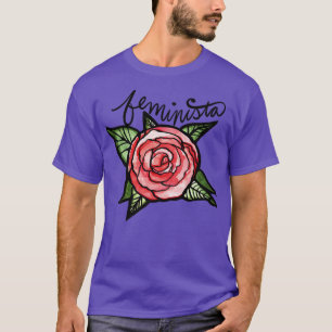 Feminista Röd ros Feminist Art Feminism1924 T Shirt