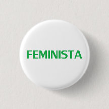 Feministen, feminist i spansk grönt, vit modern