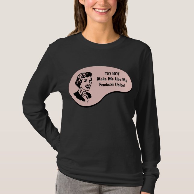Feministen uttrycker tee shirt (Framsida)