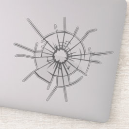 Feminister Shatter Glass Ceiling | Rensa fästmärke Klistermärken