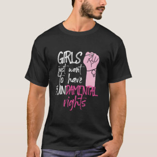 Feminister Vill Bara Ha Grundläggande Rättigheter T Shirt