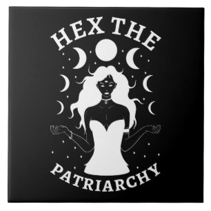 Feministhäxa - Hexa Patriarkatet II Kakelplatta