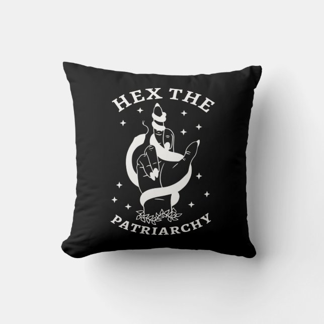 Feministhäxa - Hexa Patriarkatet III Kudde (Framsida)