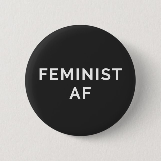 Feministisk AF-citat Knapp (Framsida)