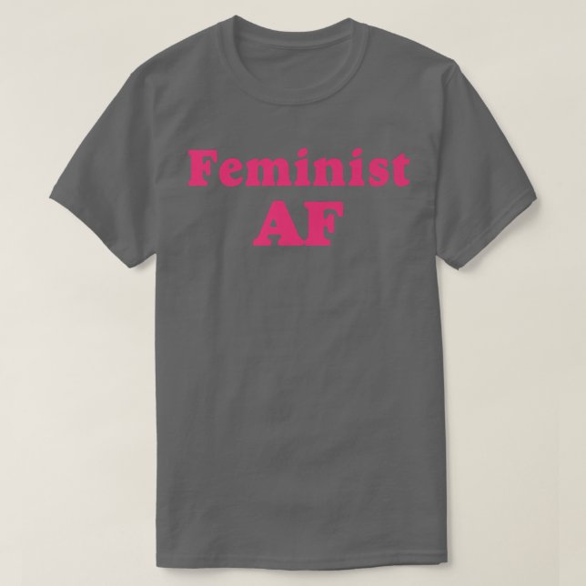Feministisk afghinism Retro Stil1413 T Shirt (Design framsida)