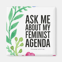 Feministisk Agenda-magnet