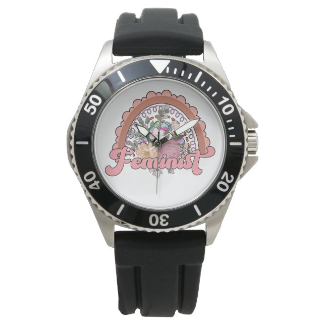Feministisk bevakning armbandsur (Framsida)