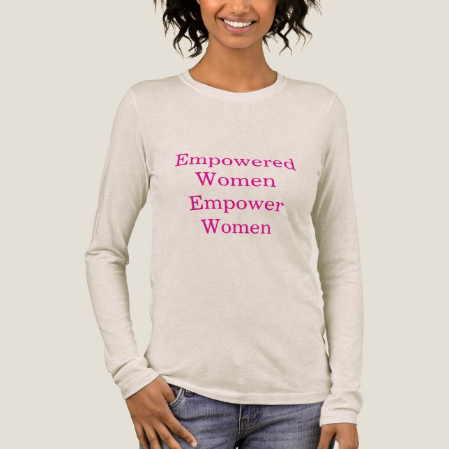 Feministisk citat Bella+Canvas Kvinnor T Shirt (Framsida)