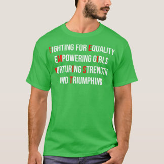 Feministisk citat I minimalistisk Stil T Shirt
