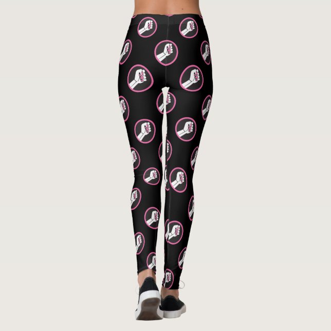 Feministisk dagordningdamasker leggings (Baksida)