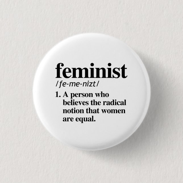 Feministisk definition knapp (Framsida)