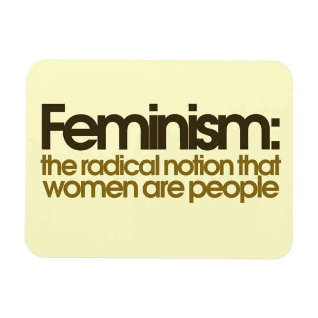 Feministisk definition magnet (Horisontell)