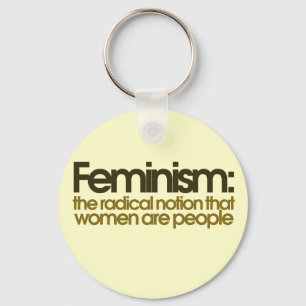 Feministisk definition nyckelring
