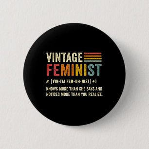 Feministisk definition vet mer än hon säger Retro Knapp