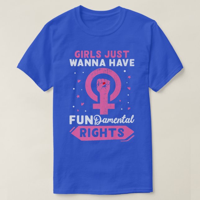 Feministisk design för kvinnliga Höger Aktivister1 T Shirt (Design framsida)