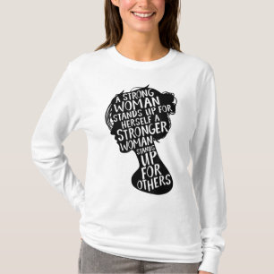 Feministisk egenmakt Kvinnors Höger Social Rättvis T Shirt