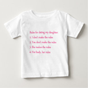 Feministisk far och hans regler t-shirt