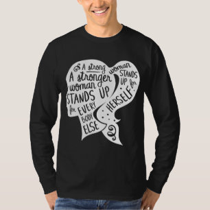 Feministisk feminism citerar inspirerande starka k t shirt