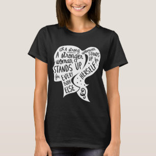 Feministisk feminism citerar inspirerande starka k t shirt