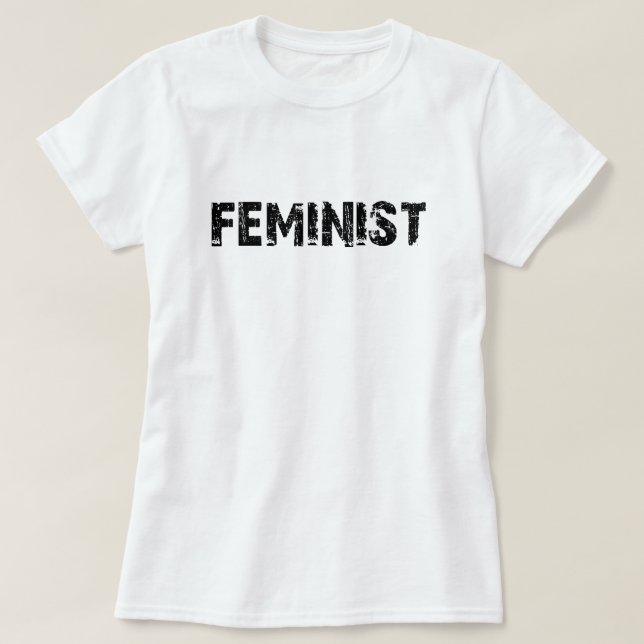 Feministisk grunge tee shirt (Design framsida)