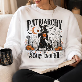 Feministisk Halloween-häxa - patriarkatet är skräm T Shirt