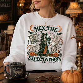 Feministisk häxa förhäxar förväntningarna Hallowee T Shirt