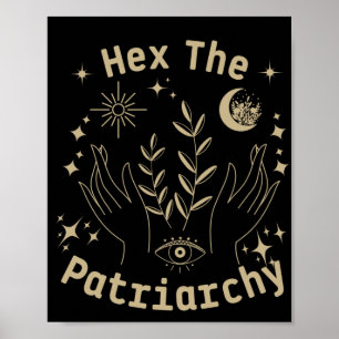 Feministisk häxa, hex patriarkin poster